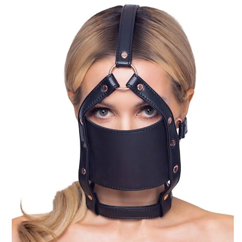 Bad Kitty Head Harness with Silicone Ball Gag by Orion - Bondage Gags and Bits