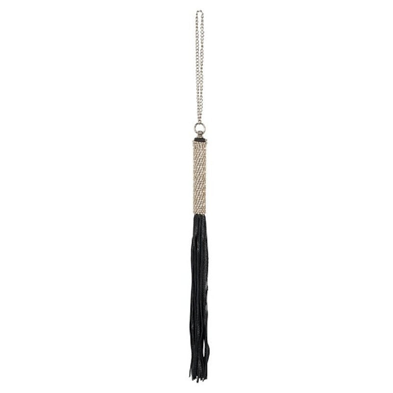 Bad Kitty Rhinestone Mini Bondage Whip by Orion - Whips And Crops