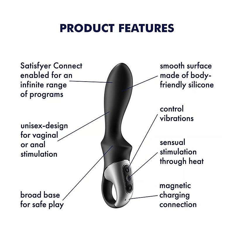 Heat Climax App Control Heating Vibrator by Satisfyer - Anal Vibrators