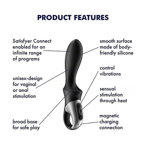 Heat Climax App Control Heating Vibrator by Satisfyer - Anal Vibrators