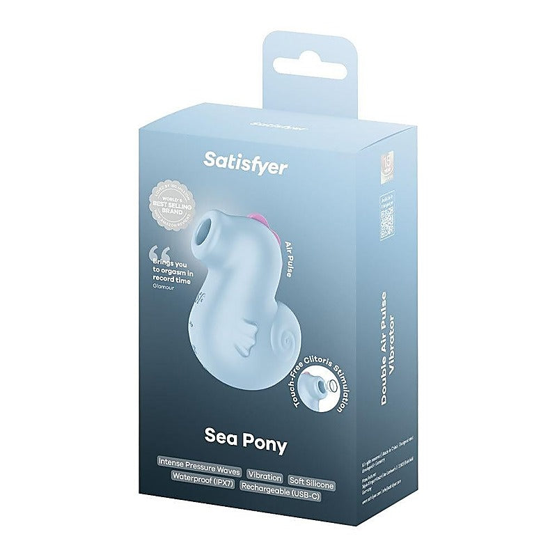 Sea Pony Air Pulse Clitoral Stimulator by Satisfyer - Clit Ticklers and Pulsators