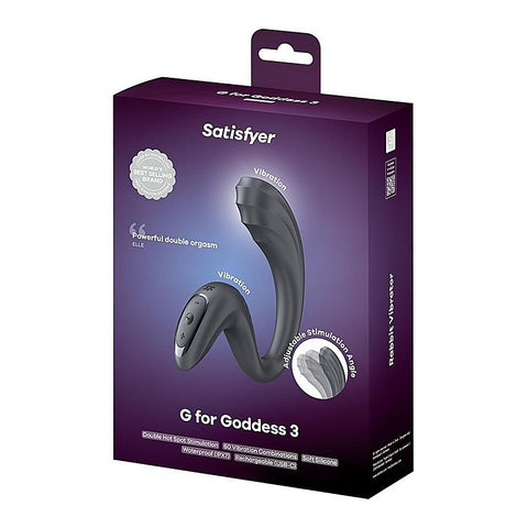 G For Goddess 3 G-Spot Rabbit Vibrator by Satisfyer - Rabbit Vibrators