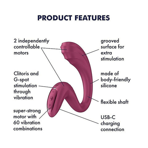 G For Goddess 3 G-Spot Rabbit Vibrator by Satisfyer - Rabbit Vibrators