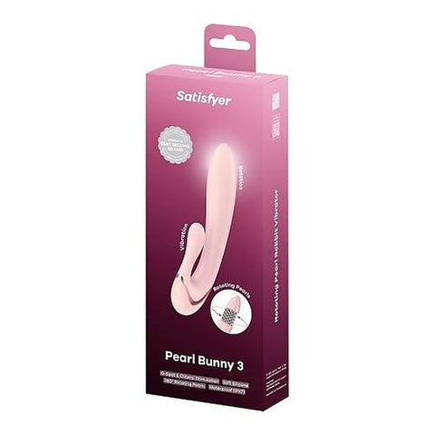 Pearl Bunny 3 Rotating Rabbit Vibrator by Satisfyer - Rabbit Vibrators