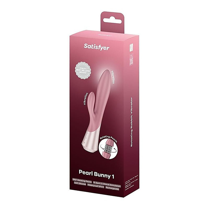 Pearl Bunny 1 Rotating Rabbit Vibrator by Satisfyer - Rabbit Vibrators