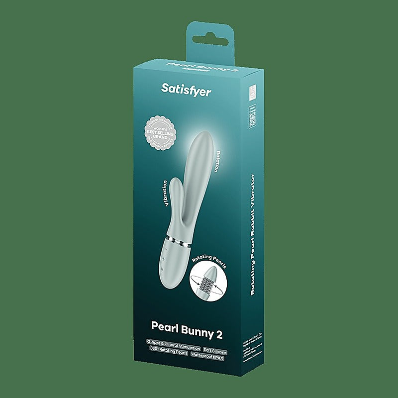 Pearl Bunny 2 Rotating Rabbit Vibrator by Satisfyer - Rabbit Vibrators