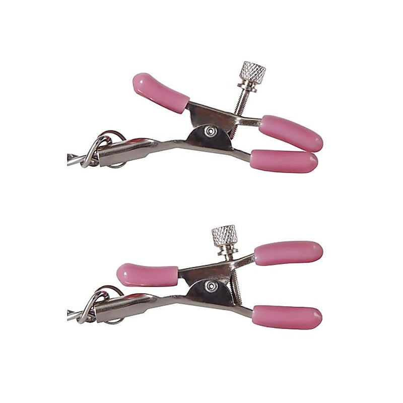 Chain Me Up Nipple & Clitoral Clamps by Adam & Eve - Nipple and Clit Clamps