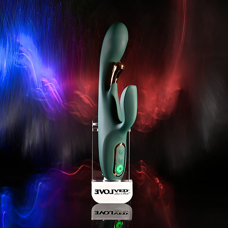 Golden Goddess G-Spot Rabbit Vibrator by Evolved Novelties - Rabbit Vibrators