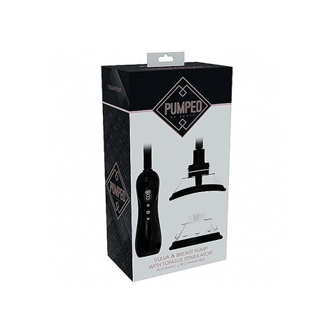 PUMPED Vulva & Breast Pump with Tongue Stimulator by Shots - Pussy And Clit Toys