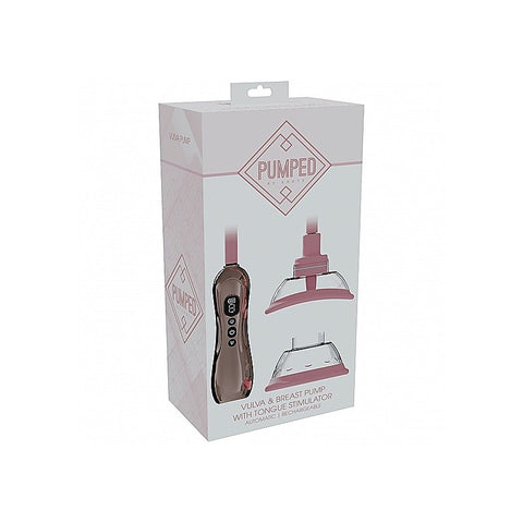 PUMPED Vulva & Breast Pump with Tongue Stimulator by Shots - Pussy And Clit Toys