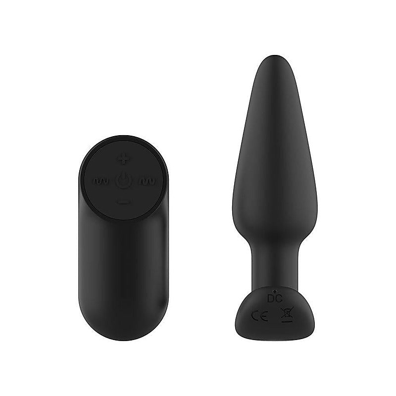 Silicone Vibrating Butt Plug with Remote by Passion Play - Butt Plugs