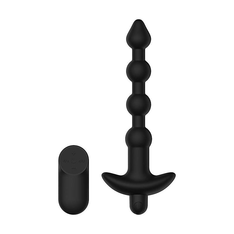 Vibrating Anal Beads with Remote by Passion Play - Anal Beads and Balls