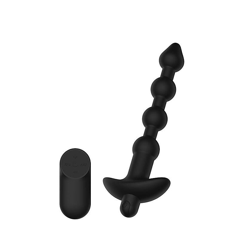 Vibrating Anal Beads with Remote by Passion Play - Anal Beads and Balls