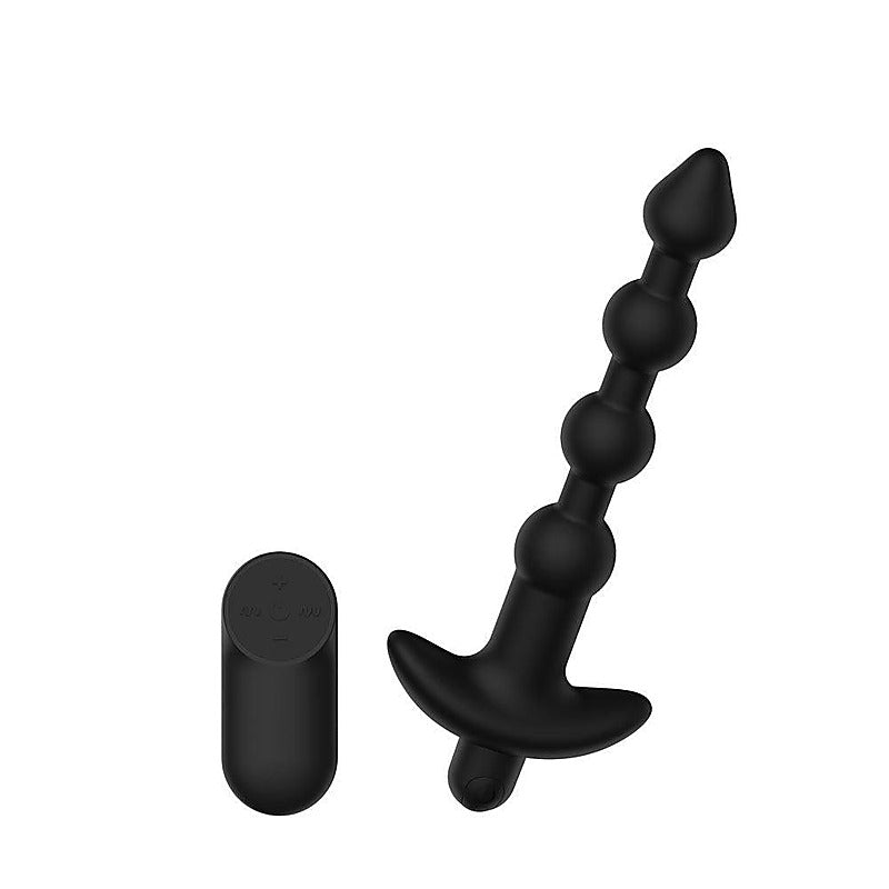 Vibrating Anal Beads with Remote by Passion Play - Anal Beads and Balls