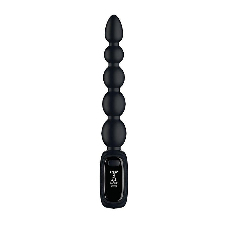 Vibrating Anal Beads with LED Screen by Passion Play - Anal Beads and Balls