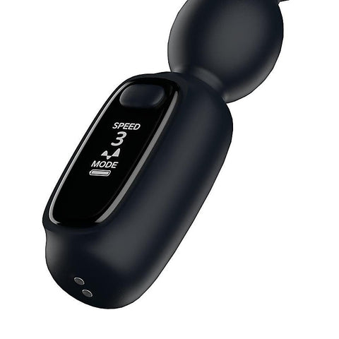 Vibrating Anal Beads with LED Screen by Passion Play - Anal Beads and Balls