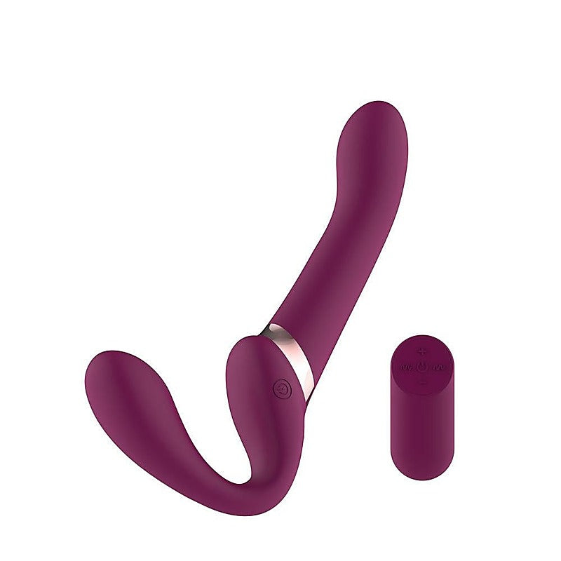 Strapless Dildo with Remote Controller by Passion Play - Strap On Sextoys