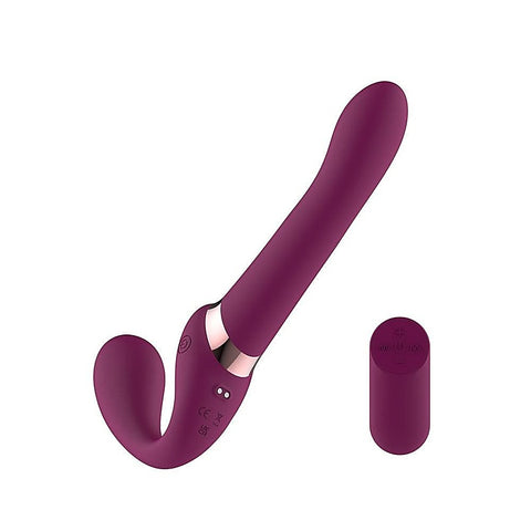 Strapless Dildo with Remote Controller by Passion Play - Strap On Sextoys