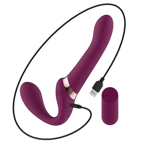 Strapless Dildo with Remote Controller by Passion Play - Strap On Sextoys