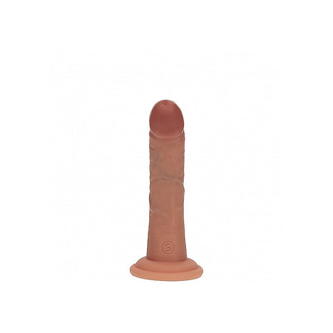 REALROCK 6in Curved Dual Density Dildo by Shots Toys - Realistic Dildos