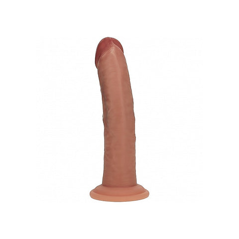 REALROCK 8in Curved Dual Density Dildo by Shots Toys - Realistic Dildos