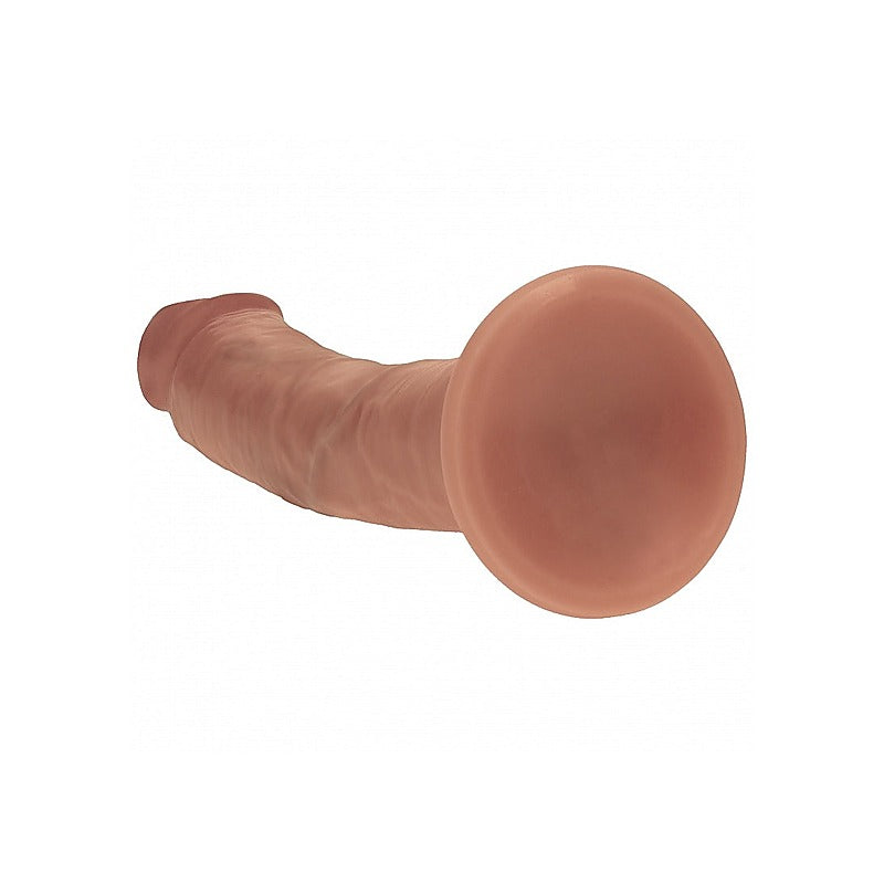 REALROCK 8in Curved Dual Density Dildo by Shots Toys - Realistic Dildos