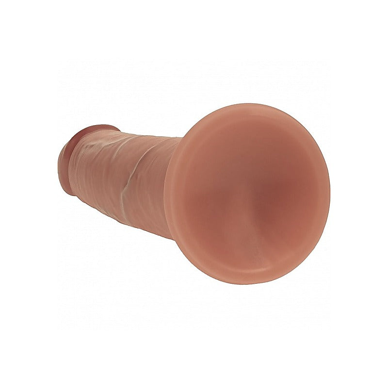 REALROCK 8in Sliding Skin Dual Density Dildo by Shots Toys - Realistic Dildos