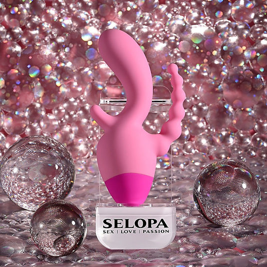 Selopa GAME ON Mini Triple Stimulator by Evolved Novelties - Rabbit Vibrators