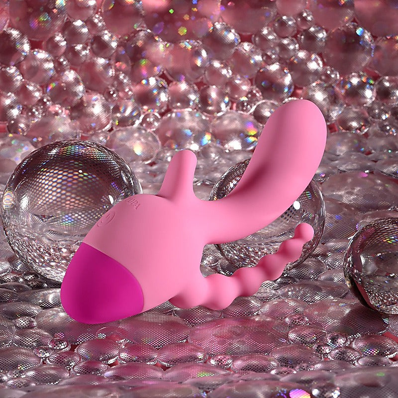 Selopa GAME ON Mini Triple Stimulator by Evolved Novelties - Rabbit Vibrators