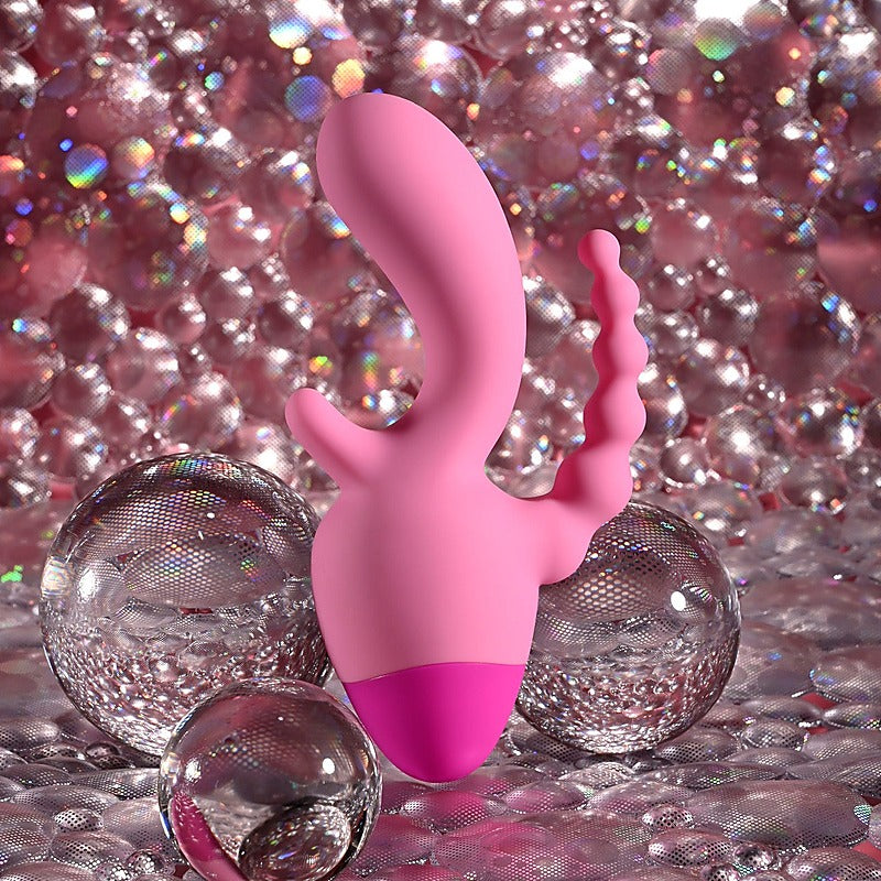 Selopa GAME ON Mini Triple Stimulator by Evolved Novelties - Rabbit Vibrators