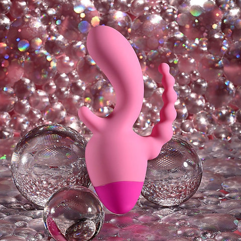 Selopa GAME ON Mini Triple Stimulator by Evolved Novelties - Rabbit Vibrators
