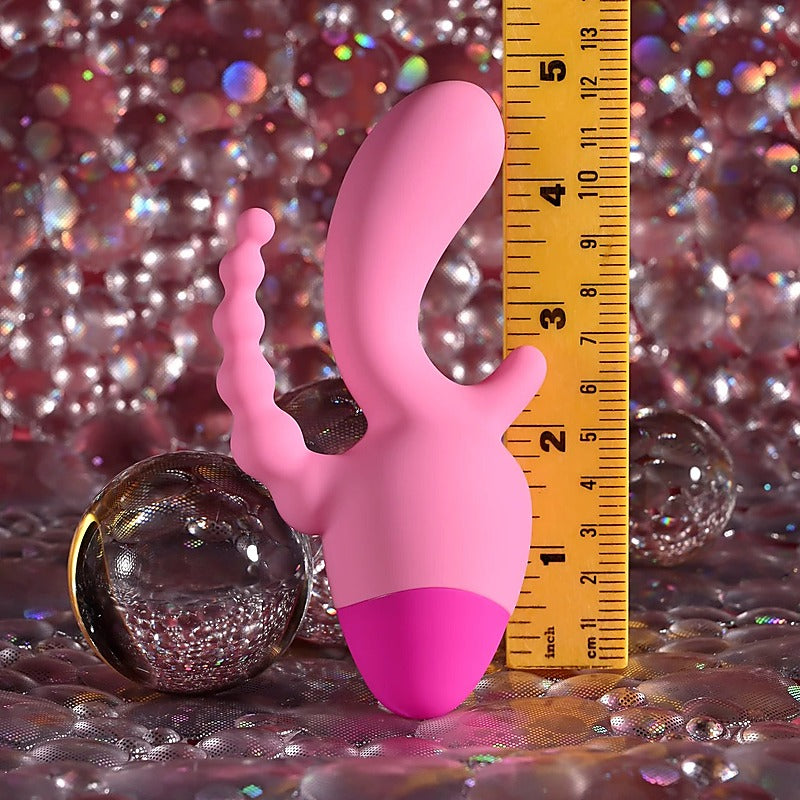 Selopa GAME ON Mini Triple Stimulator by Evolved Novelties - Rabbit Vibrators