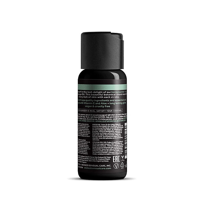 Honeysuckle + Ivy Scented Massage Oil by Wicked - Bath and Intimate Fragrances