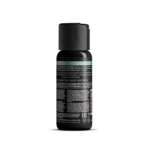 Honeysuckle + Ivy Scented Massage Oil by Wicked - Bath and Intimate Fragrances
