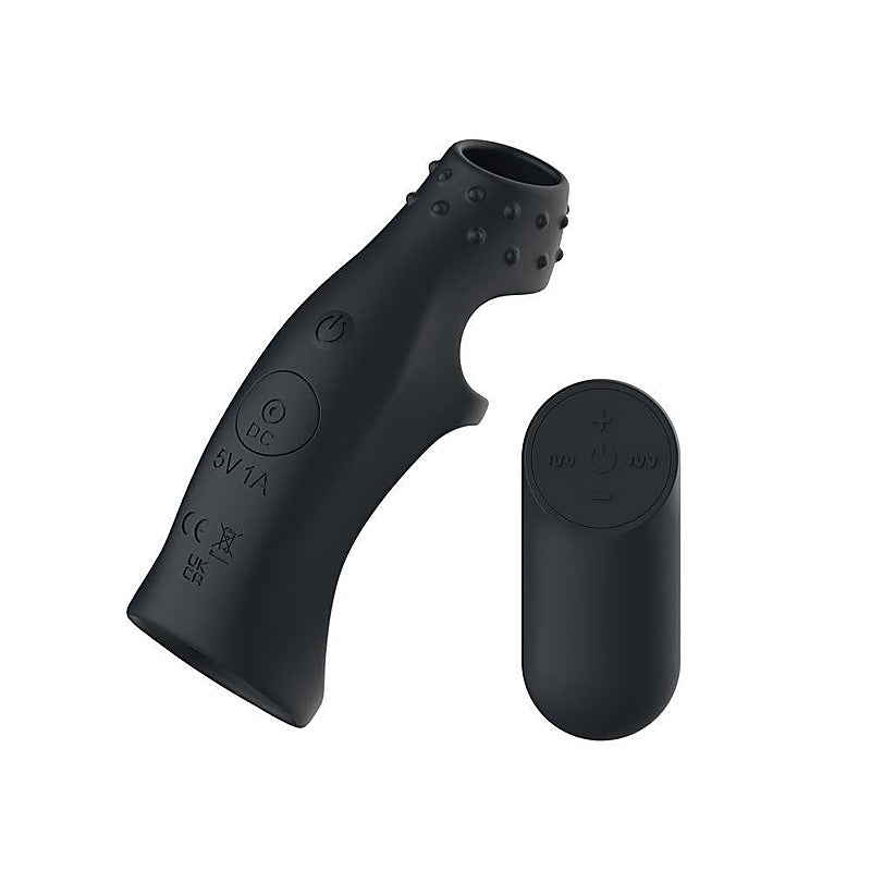 Vibrating Penis Sleeve with Wireless Remote by Passion Play - Penis Sleeves and Extenders
