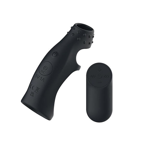 Vibrating Penis Sleeve with Wireless Remote by Passion Play - Penis Sleeves and Extenders