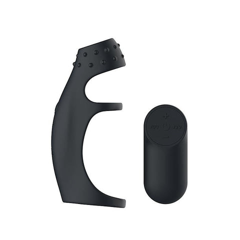 Vibrating Penis Sleeve with Wireless Remote by Passion Play - Penis Sleeves and Extenders
