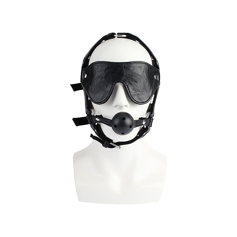 Ball Gag with Eye Mask Bondage Set by Chisa - Bondage Gags and Bits