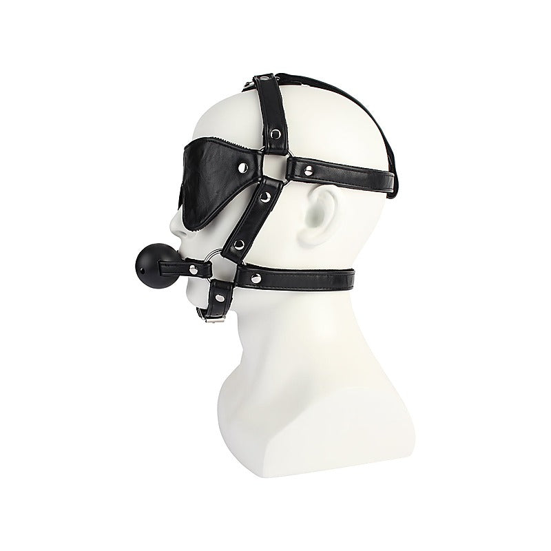Ball Gag with Eye Mask Bondage Set by Chisa - Bondage Gags and Bits