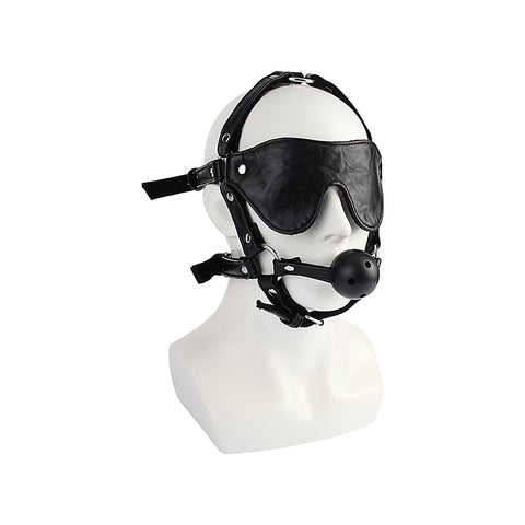 Ball Gag with Eye Mask Bondage Set by Chisa - Bondage Gags and Bits