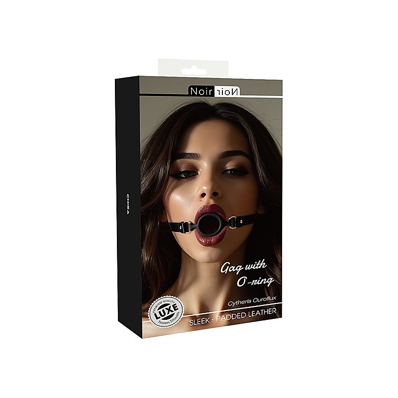 Noir O-Ring Silicone Bondage Mouth Gag by Chisa - Bondage Gags and Bits