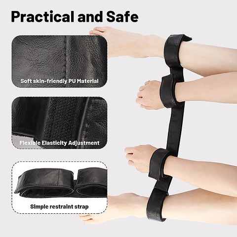 Rigid Spreader Bar with Adjustable Cuffs by Chisa - Spreaders and Hangers
