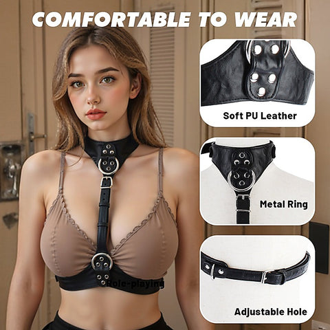 Show Off Adjustable Chest Harness by Chisa - Cuffs And Restraints