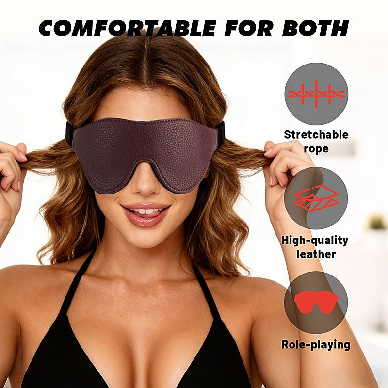 Go Black Blindfold Smooth Textured by Chisa - Masks And Blindfolds