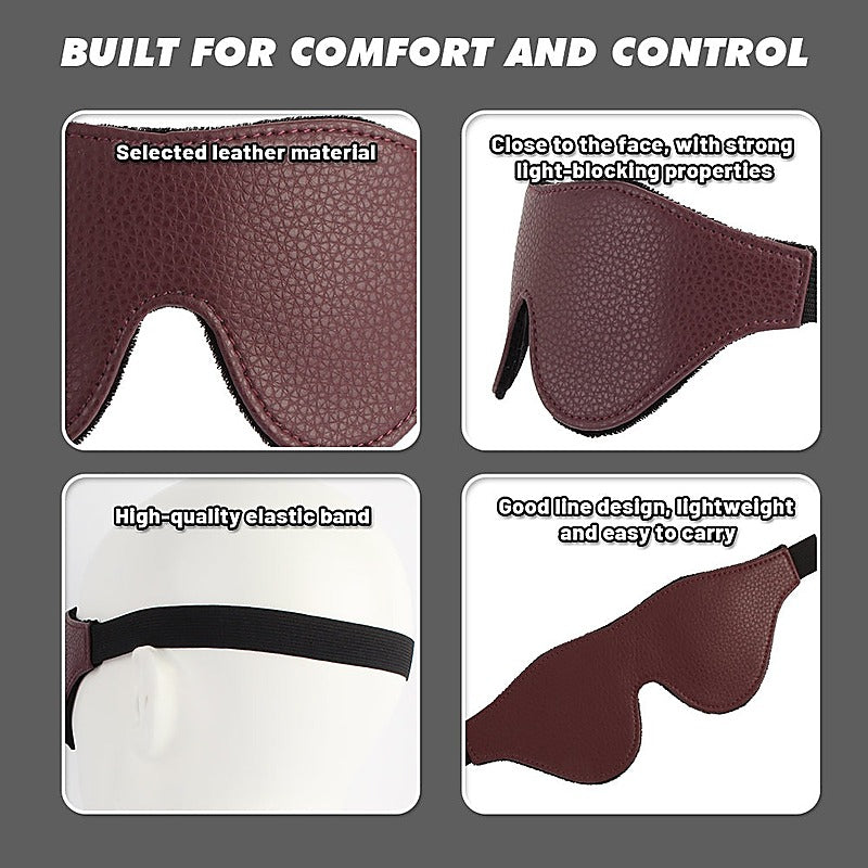 Go Black Blindfold Smooth Textured by Chisa - Masks And Blindfolds