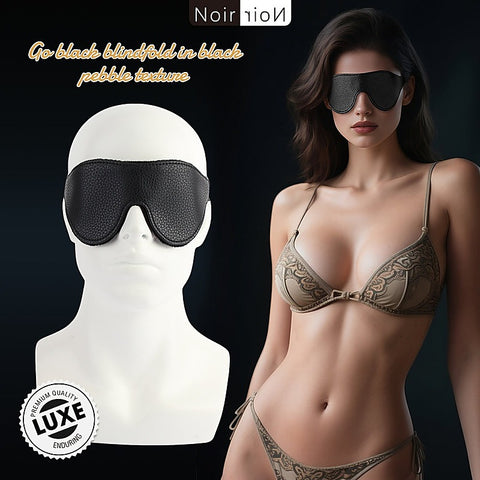 Go Black Blindfold Smooth Textured by Chisa - Masks And Blindfolds