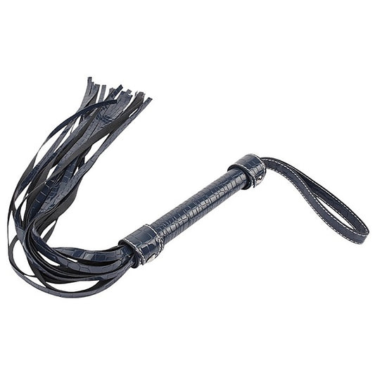 Beginners Snakeskin Faux Leather Whip by Chisa - Whips And Crops