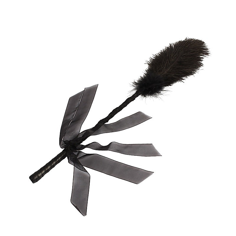 Feather Tickler with Ribbon Bow by Chisa - Whips And Crops