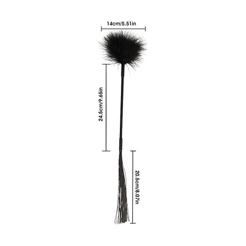 Dual-Ended Feather Tickler Whip by Chisa - Whips And Crops