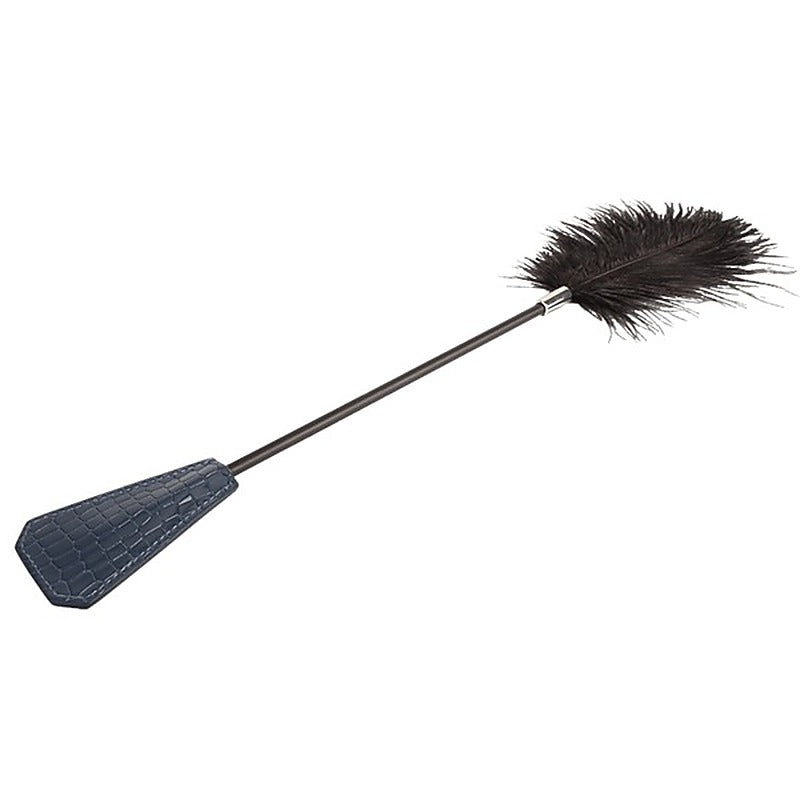 Snakeskin Feather Bondage Crop Paddle by Chisa - Paddles And Slappers